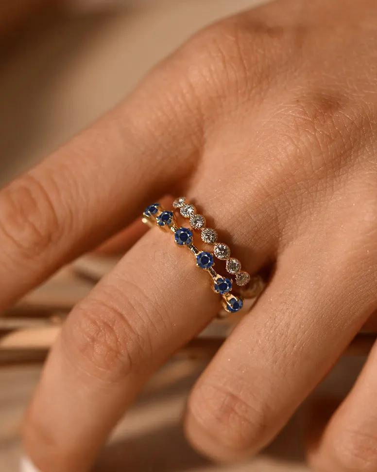 Distance Blue Sapphire Band