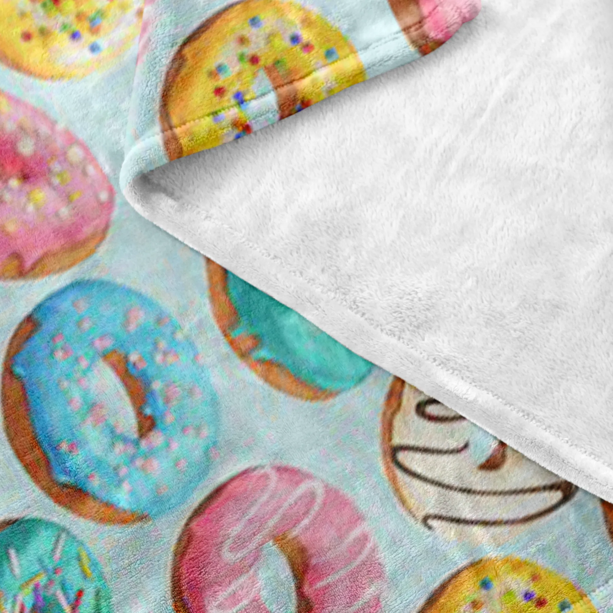 Donut Enthusiast Fleece Blanket