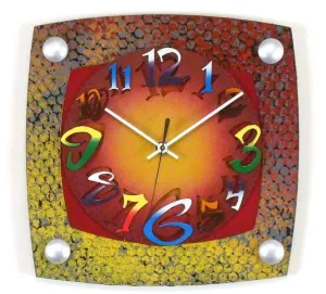 Dot TV Artistic Wall Clock by David Scherer
