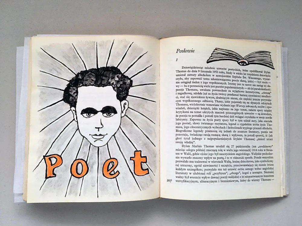 Dylan Thomas by KrzysztOFF SKAin May -SOLD!