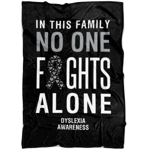 Dyslexia Awareness Blanket