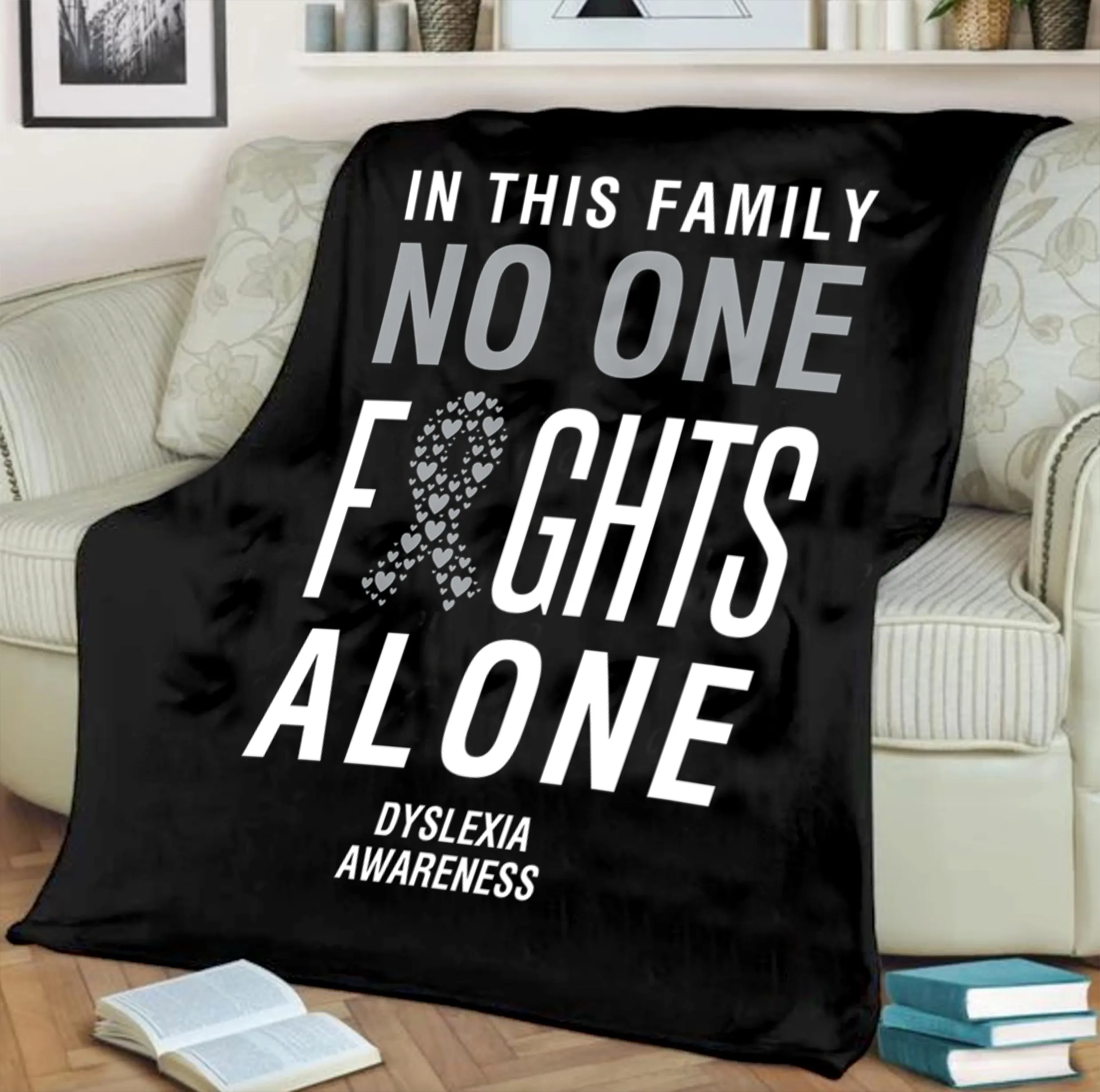 Dyslexia Awareness Blanket