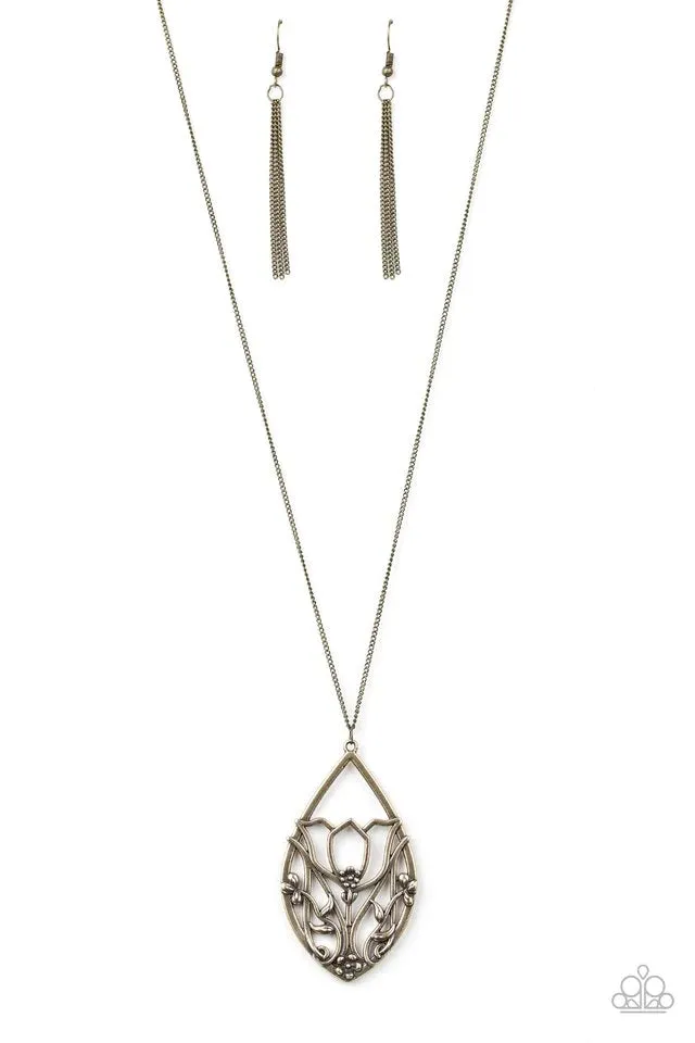 Eden Enchantment - Brass Necklace