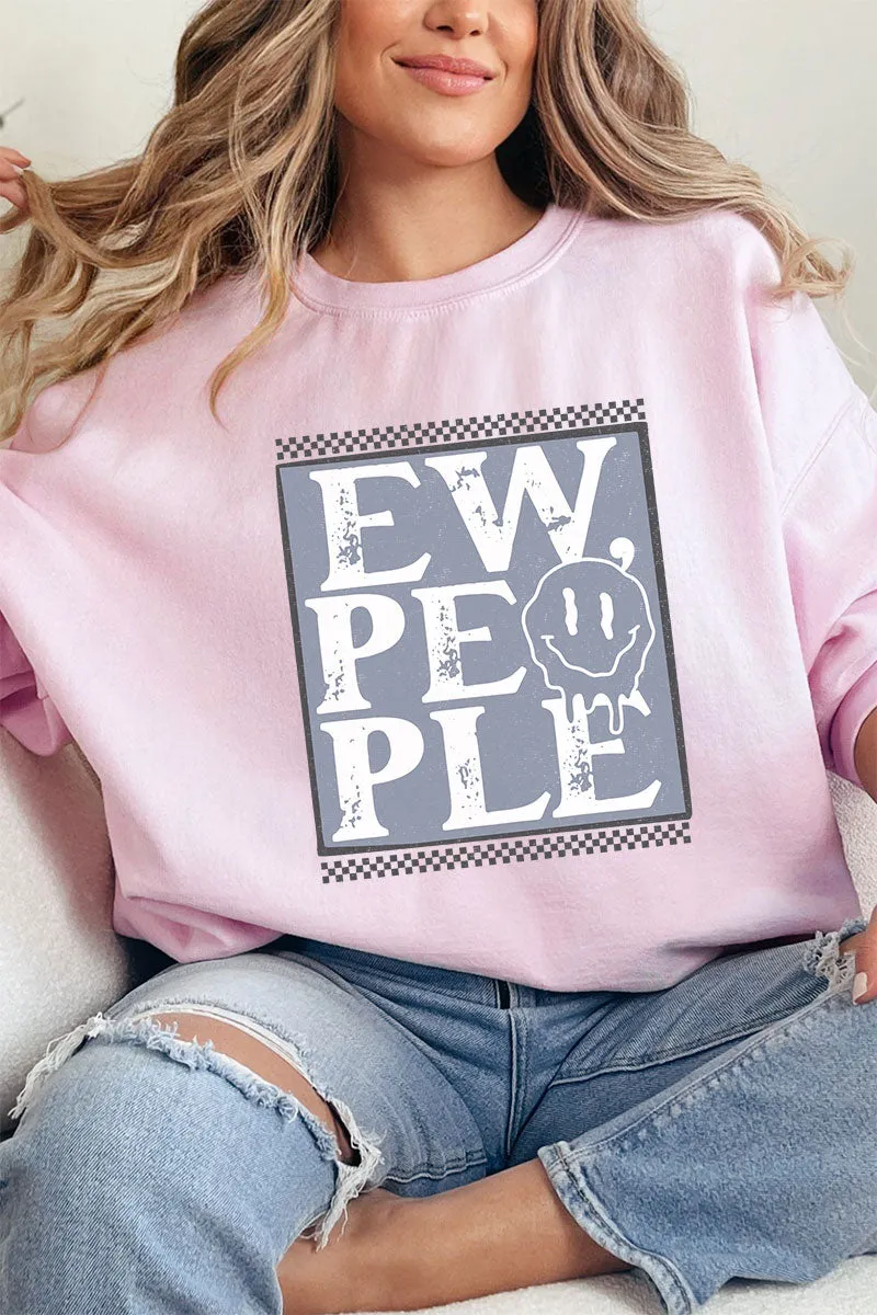 Ew People Checkered Unisex NuBlend Crew Sweatshirt