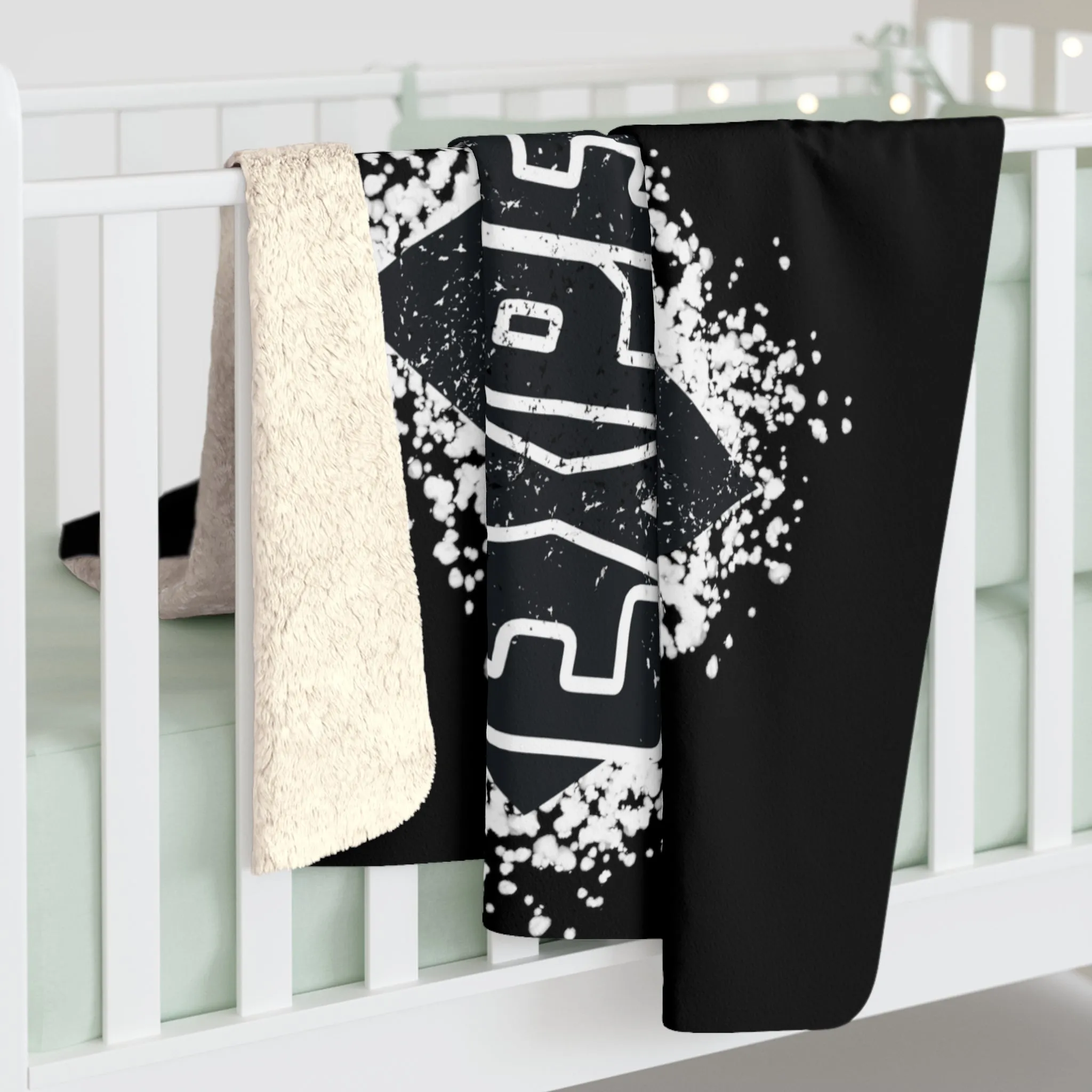 Experienced Double Black Diamond Sherpa Fleece Blanket