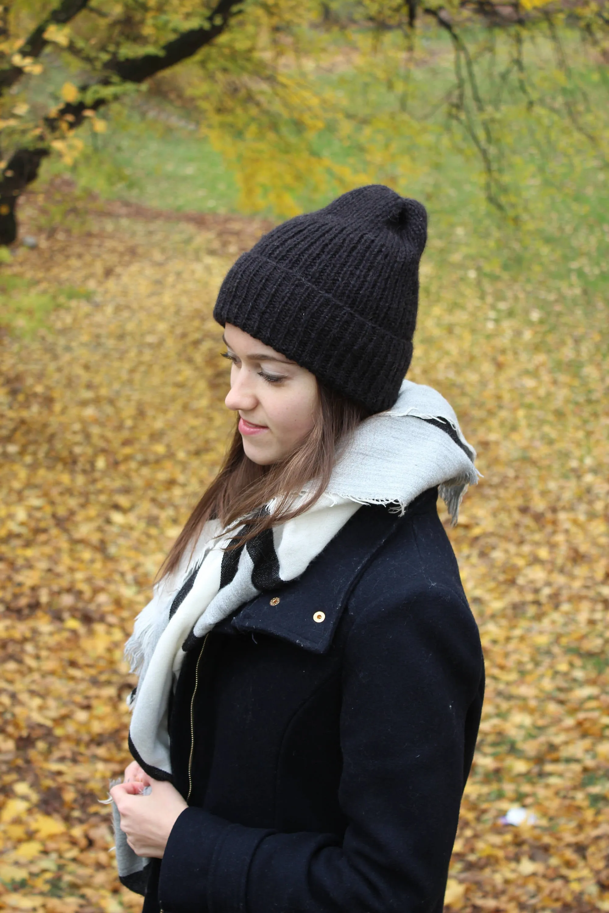 Extra Soft Alpaca Wool Rib Knit Beanie Hat