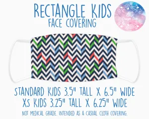 Face Covering Chevron Retro