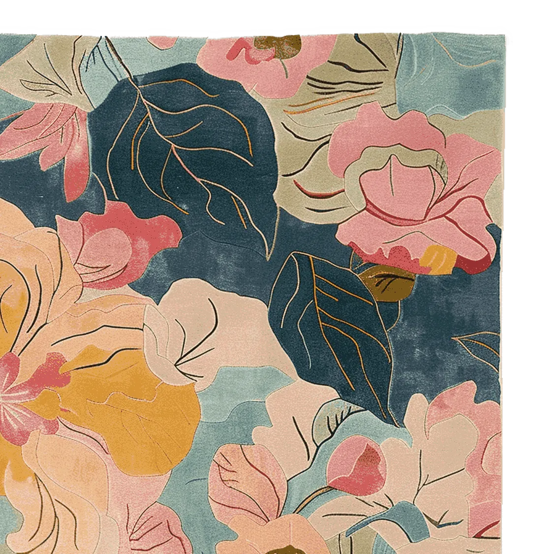 Floral Rhapsody Hand Tufted Rug
