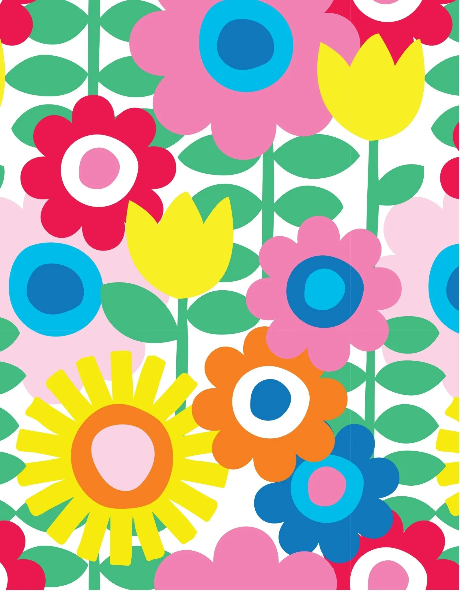 Flower Power Wrapping Paper