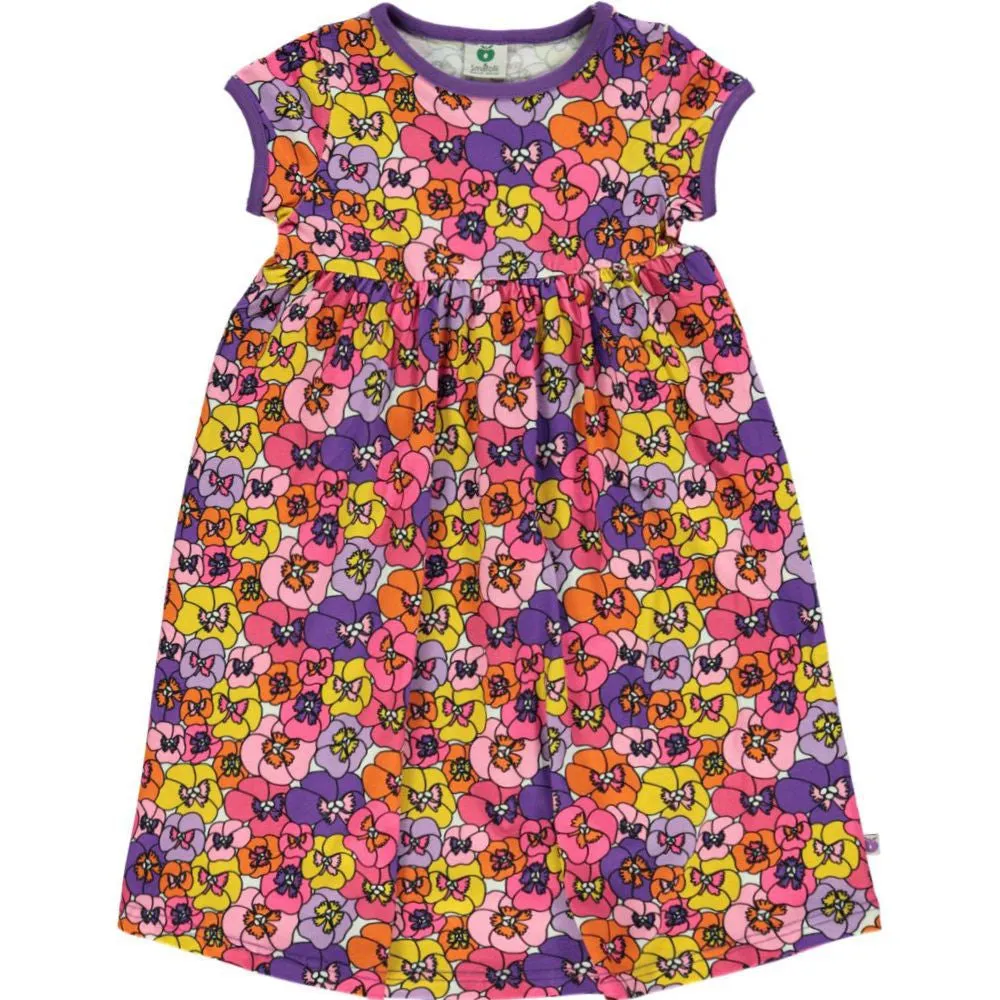 Flower Short Sleeve Dress - 1 Left Size 11-12 years