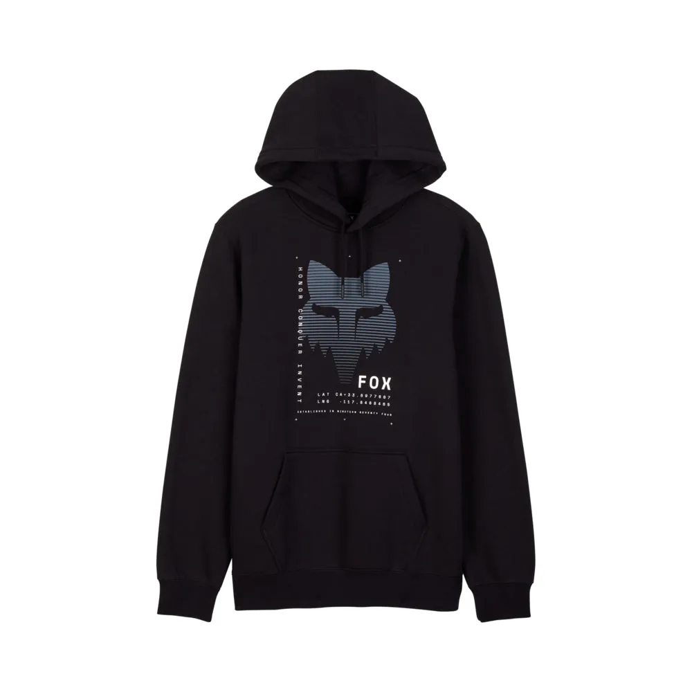 FOX DISPUTE FLEECE PULLOVER HOODY [BLACK]