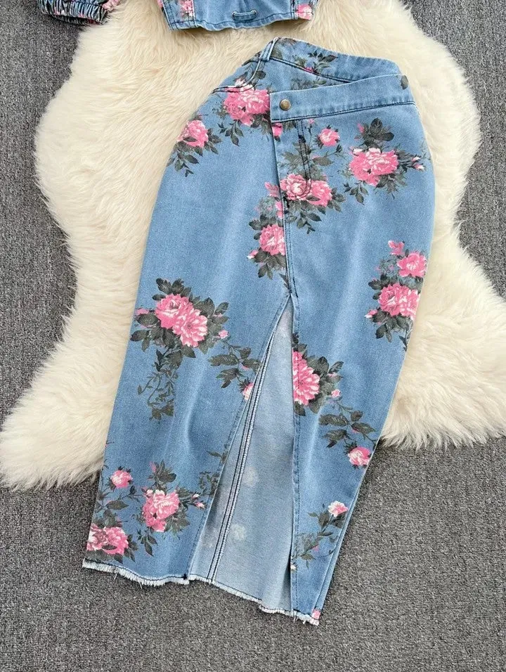 Garden Party Denim Set
