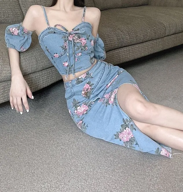 Garden Party Denim Set
