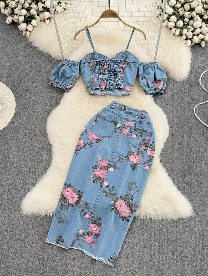 Garden Party Denim Set