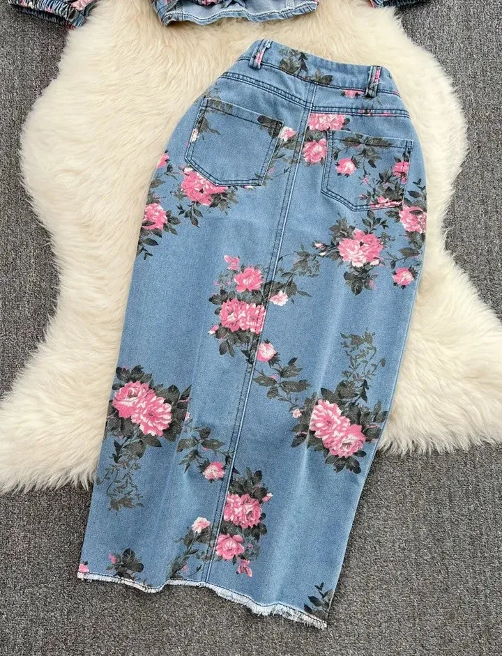 Garden Party Denim Set