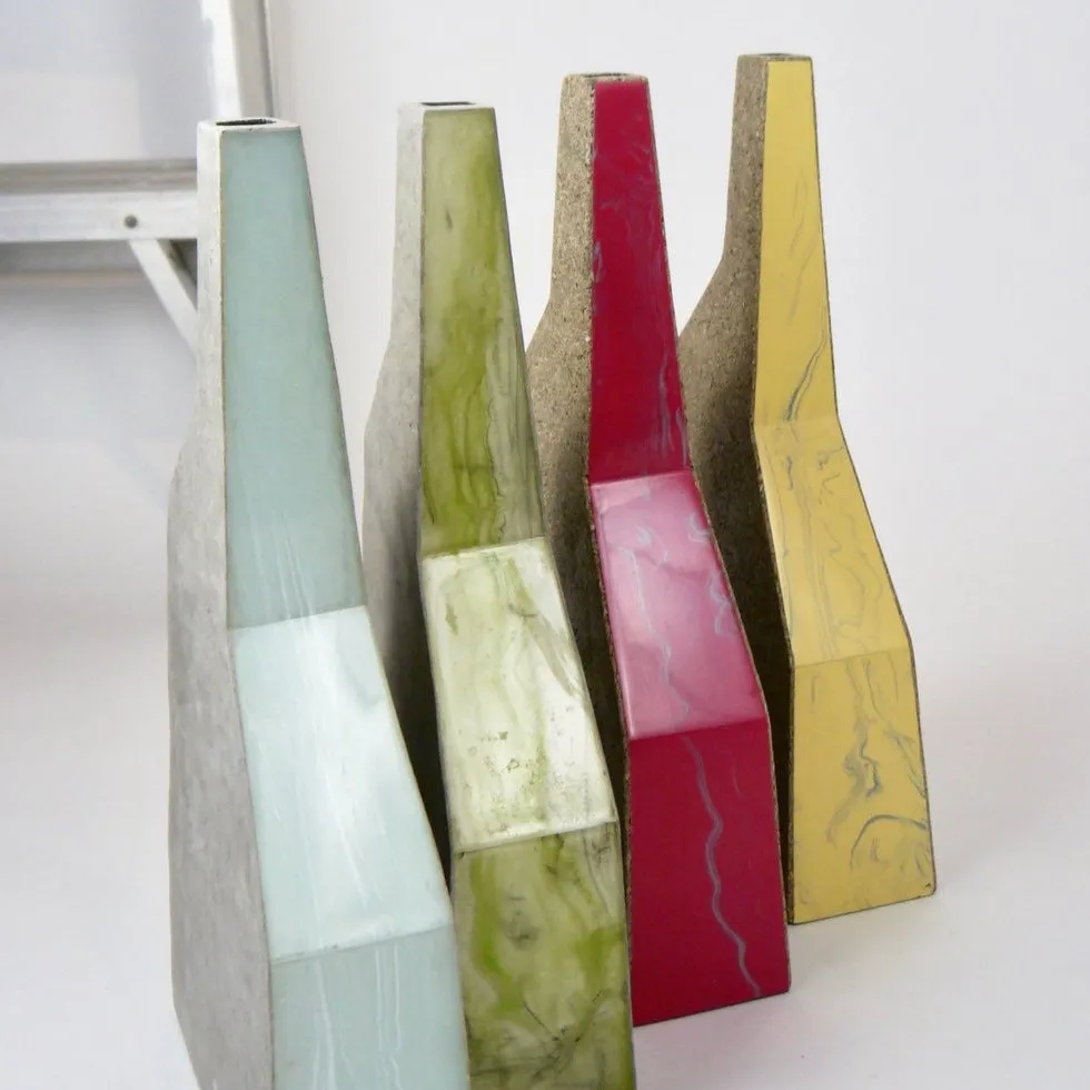 Geometric Accent Vase - Small