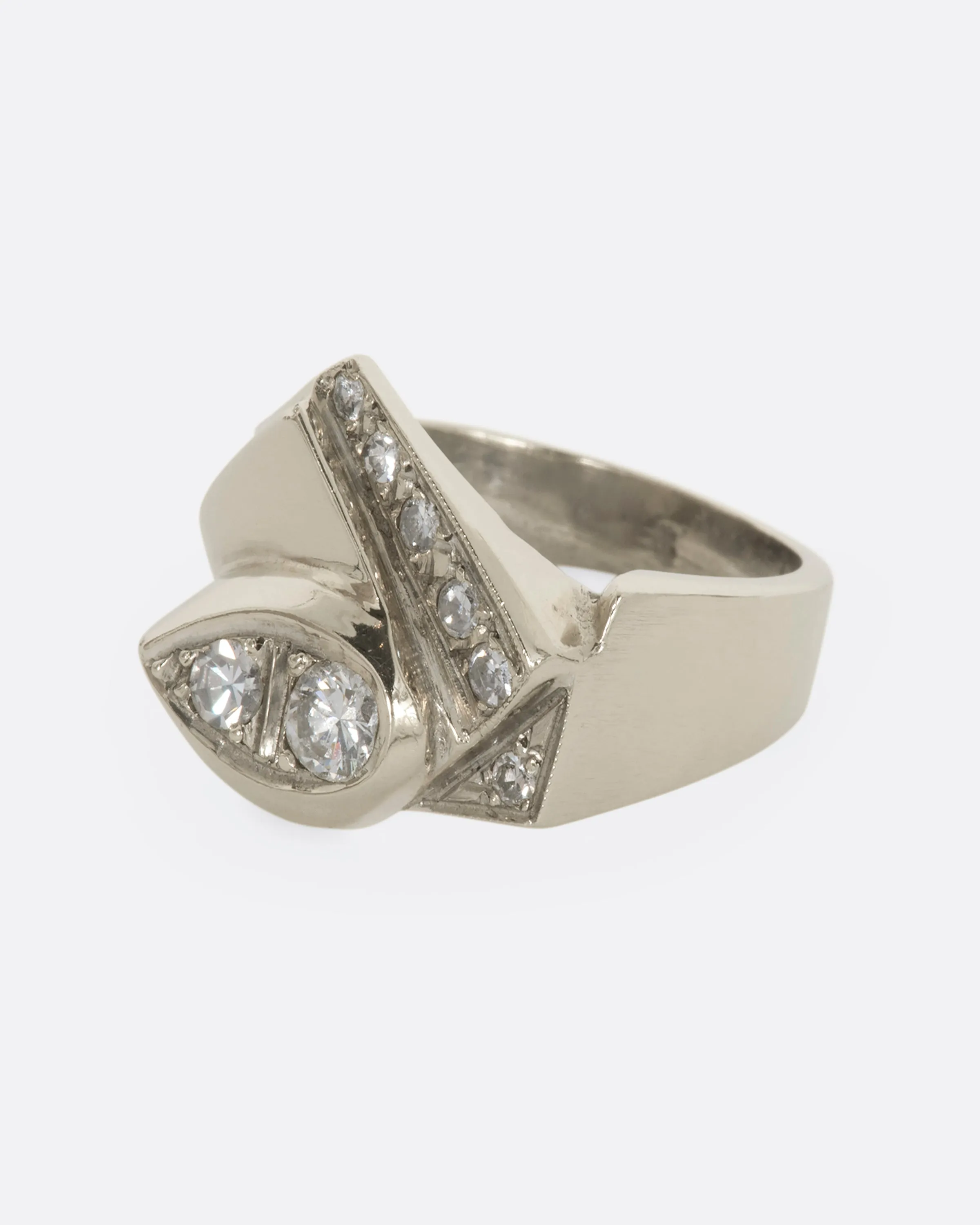Geometric Diamond Band