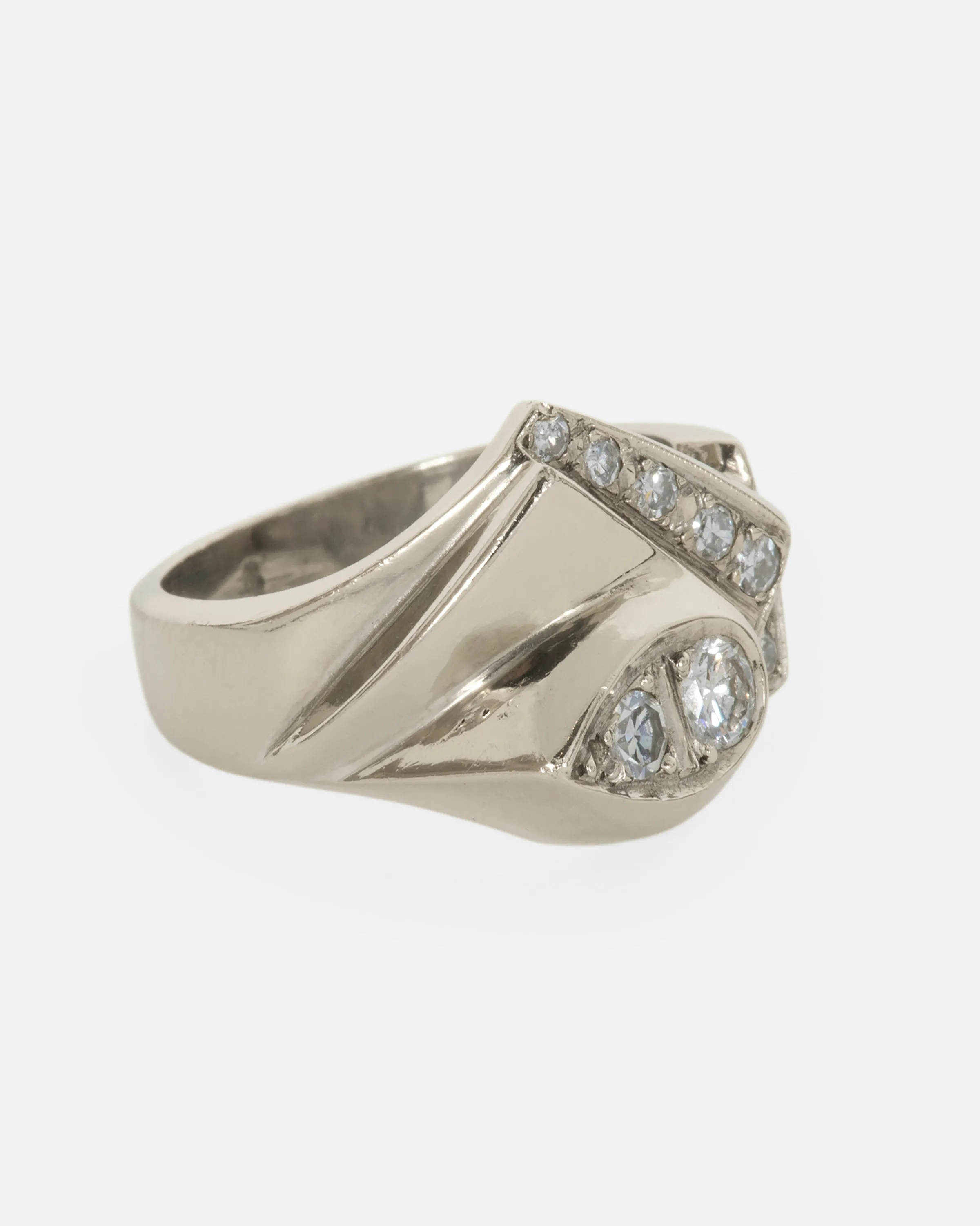 Geometric Diamond Band