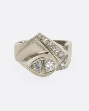Geometric Diamond Band