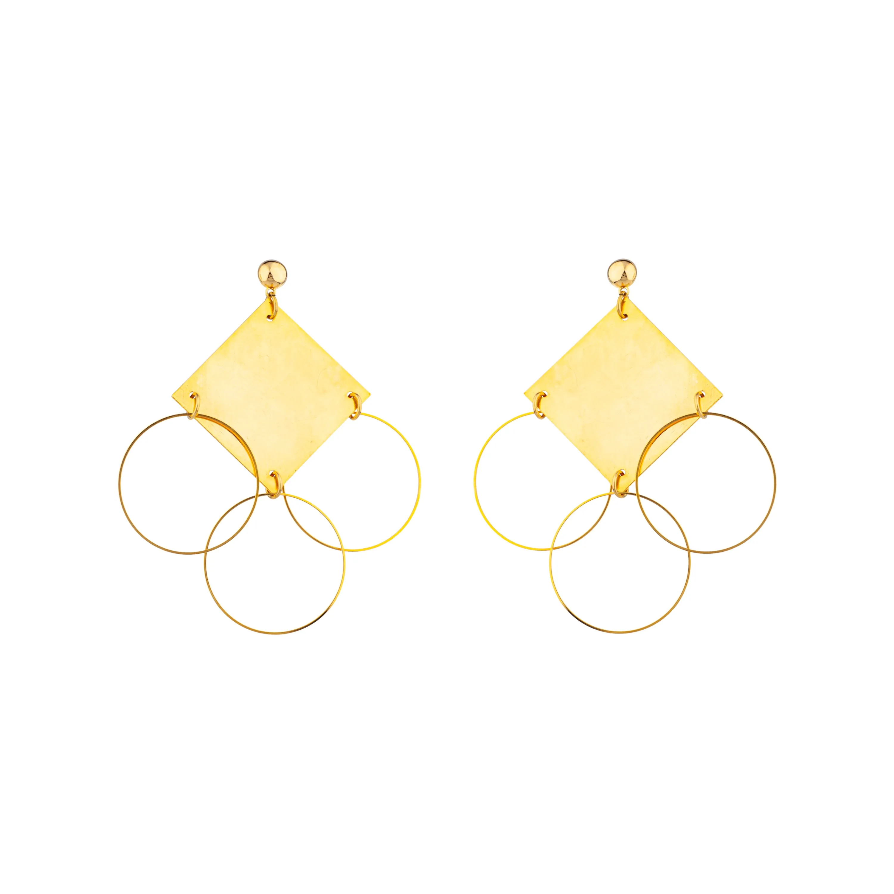 GEOMETRIC PANEL EARRINGS