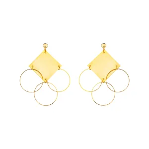GEOMETRIC PANEL EARRINGS