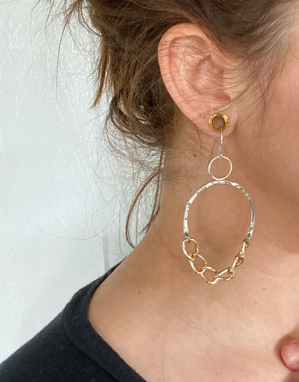 Gillian Chunky Chain Earrings