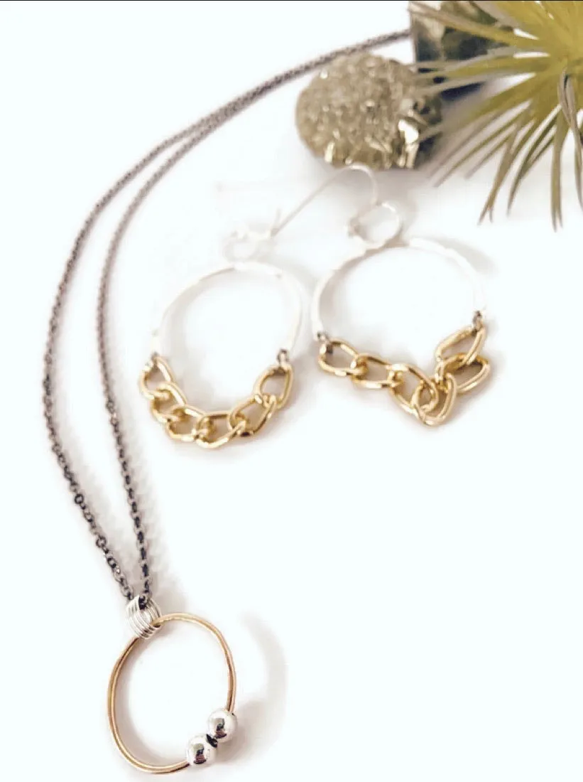 Gillian Chunky Chain Earrings