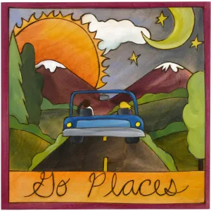 Go Places Plaque by Sticks, PLQ001-D700329