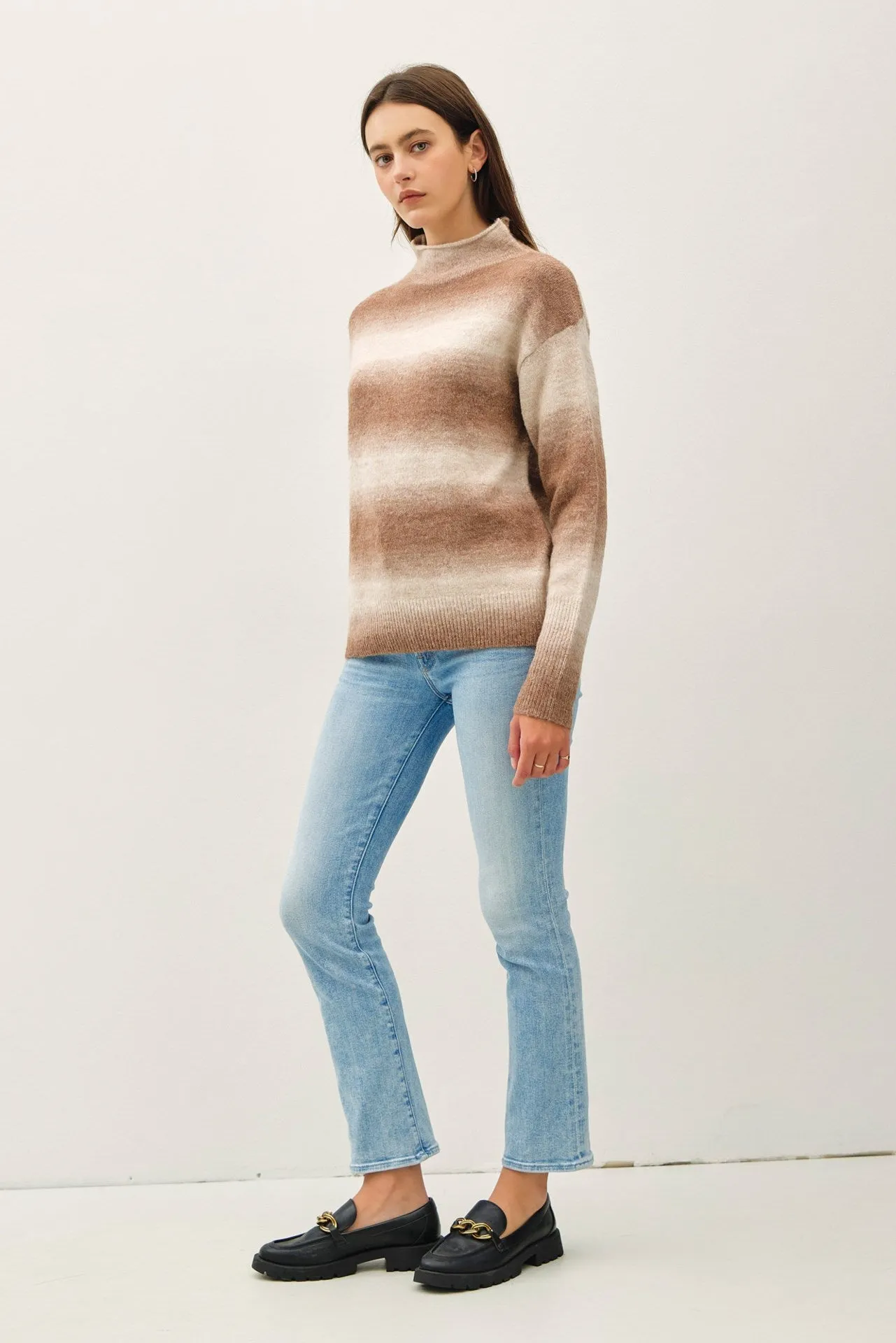 Gradient Wool Blend Sweater