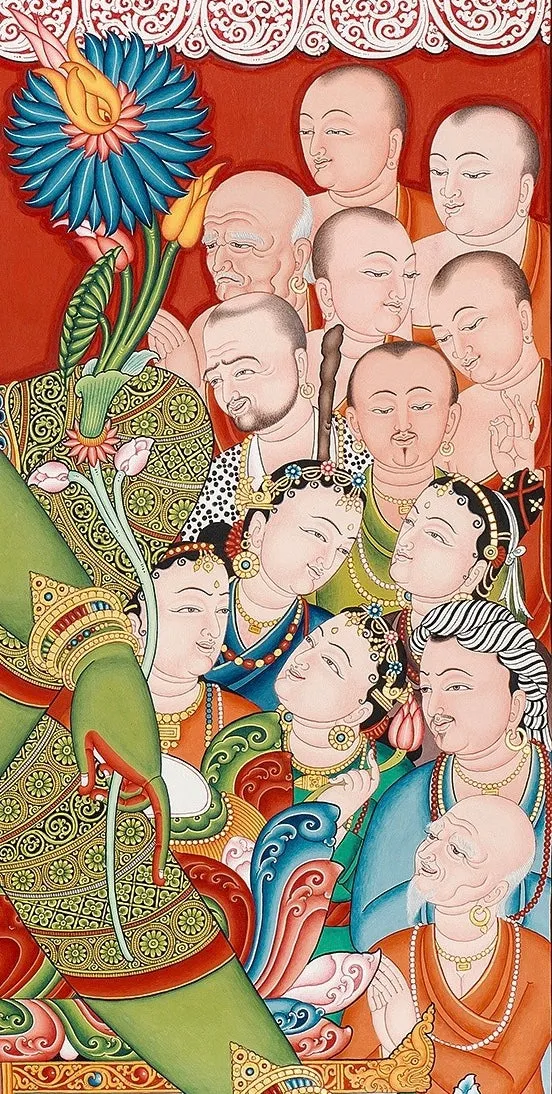 Green Tara by Mukti Singh Thapa