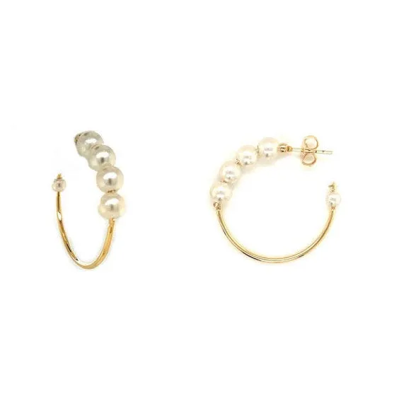 Half Hoop x Half Pearl