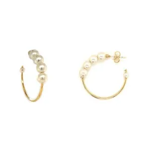 Half Hoop x Half Pearl