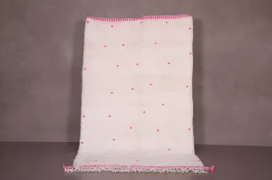 Handmade custom Moroccan rug - Wool Dotted berber carpet