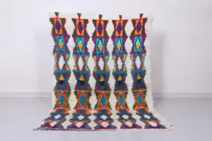 Handwoven Moroccan Berber Rug - 3.7 X 5.9 Feet