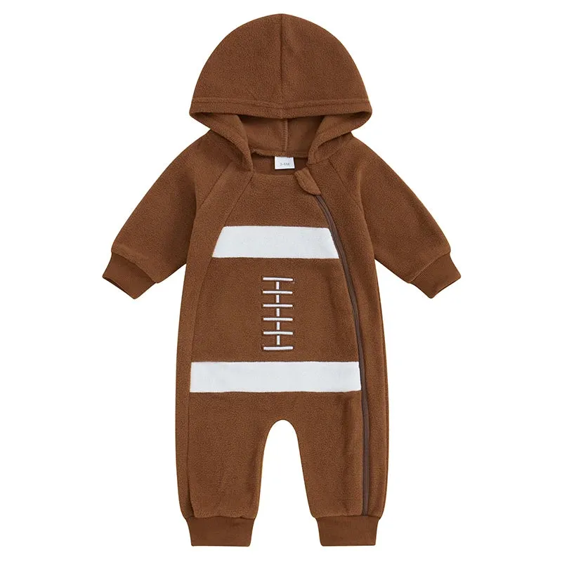 Hooded Football Romper