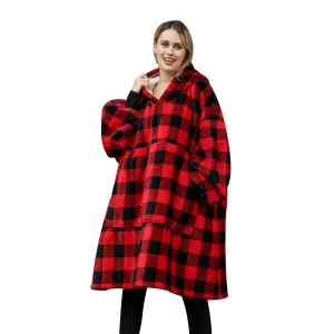 Hoodie Blanket Adult Small Lattice GO-HB-130-AYS