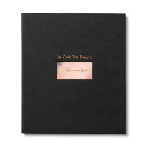 In Case You Forget, I Remember Gift Book