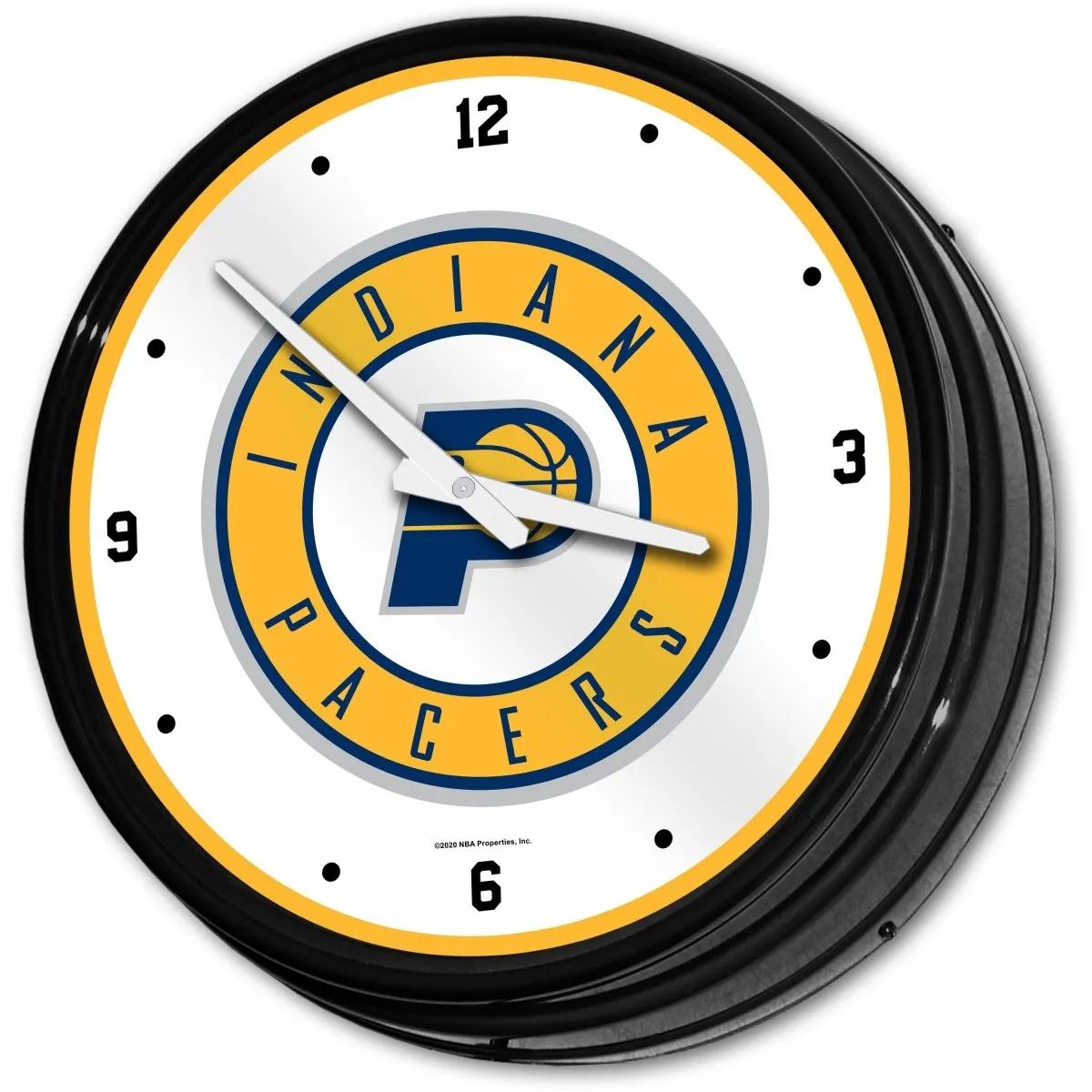 Indiana Pacers: Retro Lighted Wall Clock