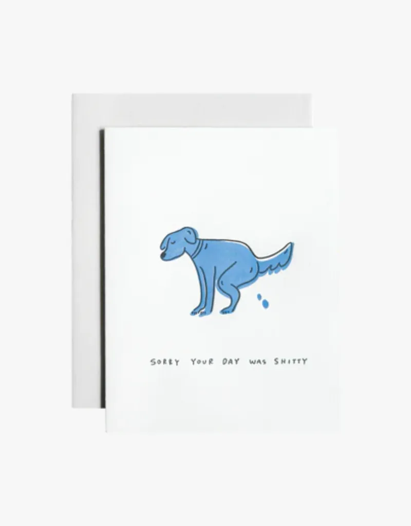 Ink Paper Crafts Dog Day Sympathy Greeting Card