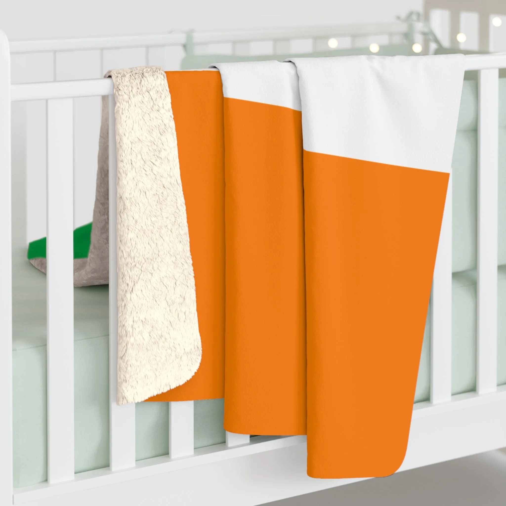 Irish Flag Sherpa Fleece Blanket