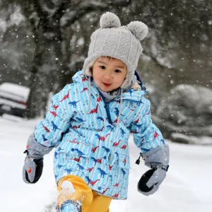 Jan & Jul Knit Bear Beanie - Cream