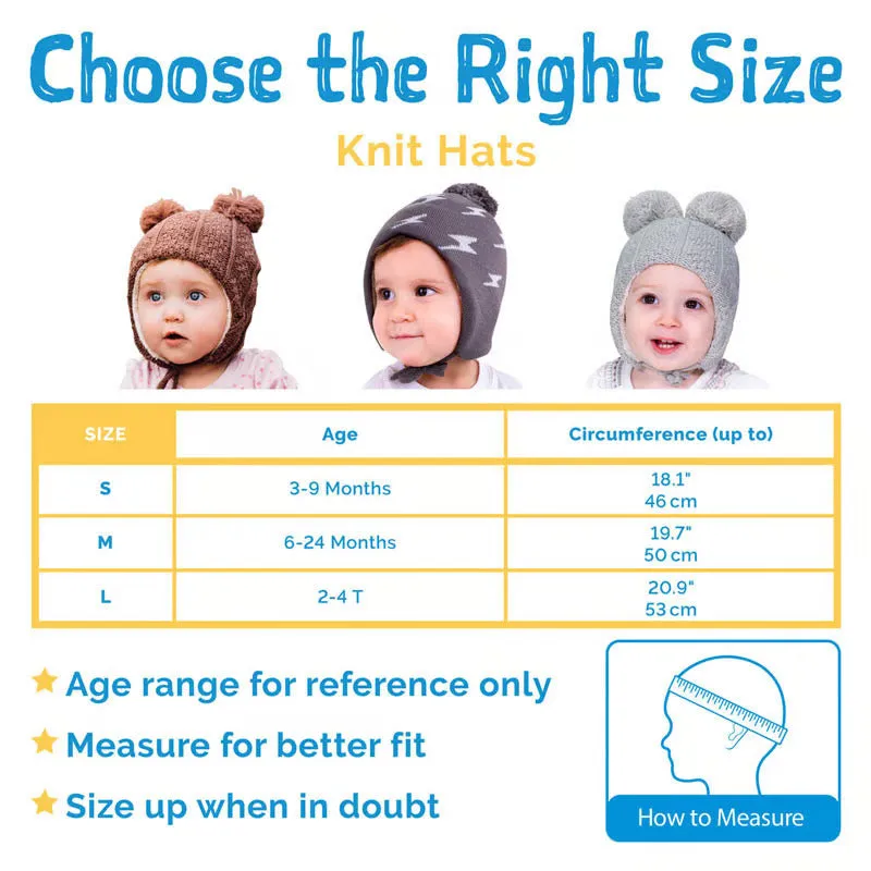 Jan & Jul Knit Bear Beanie - Cream