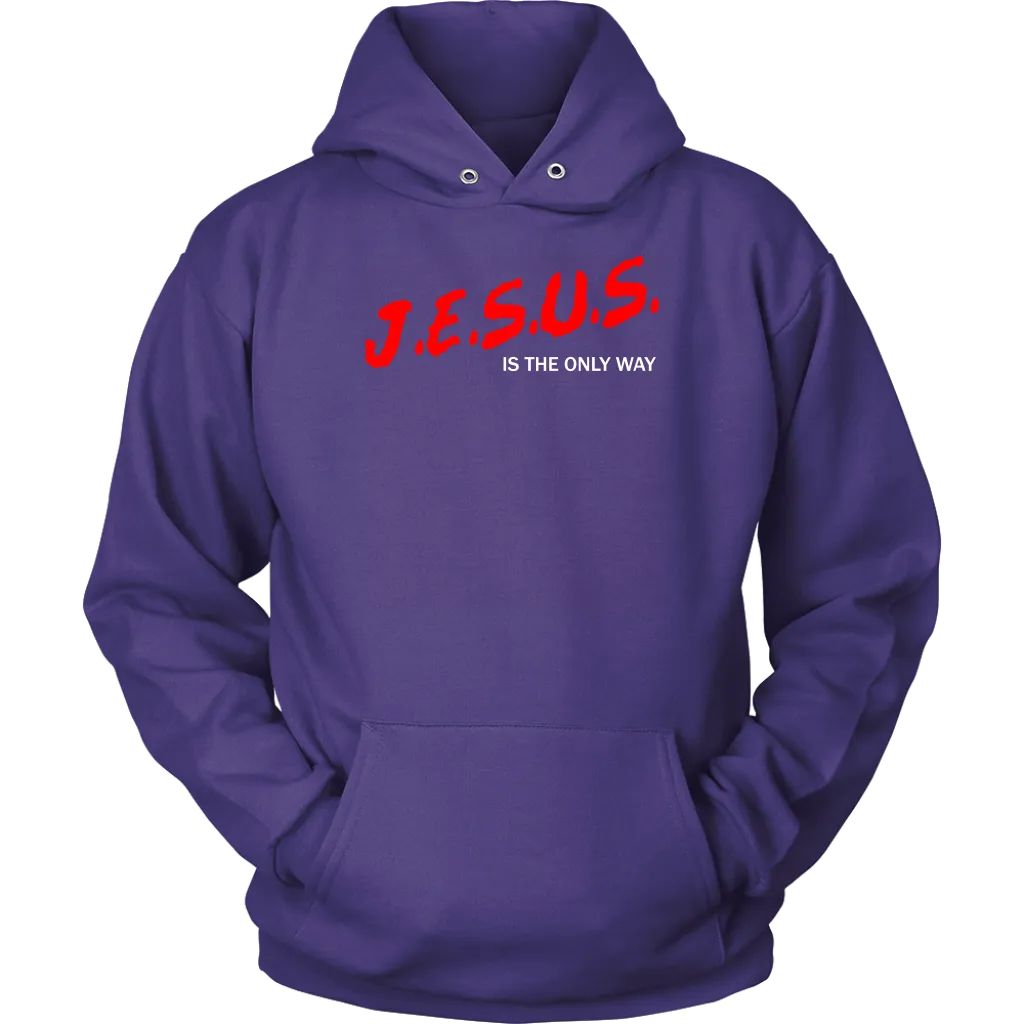 J.E.S.U.S. Is The Only Way Unisex Hoodie Part 2