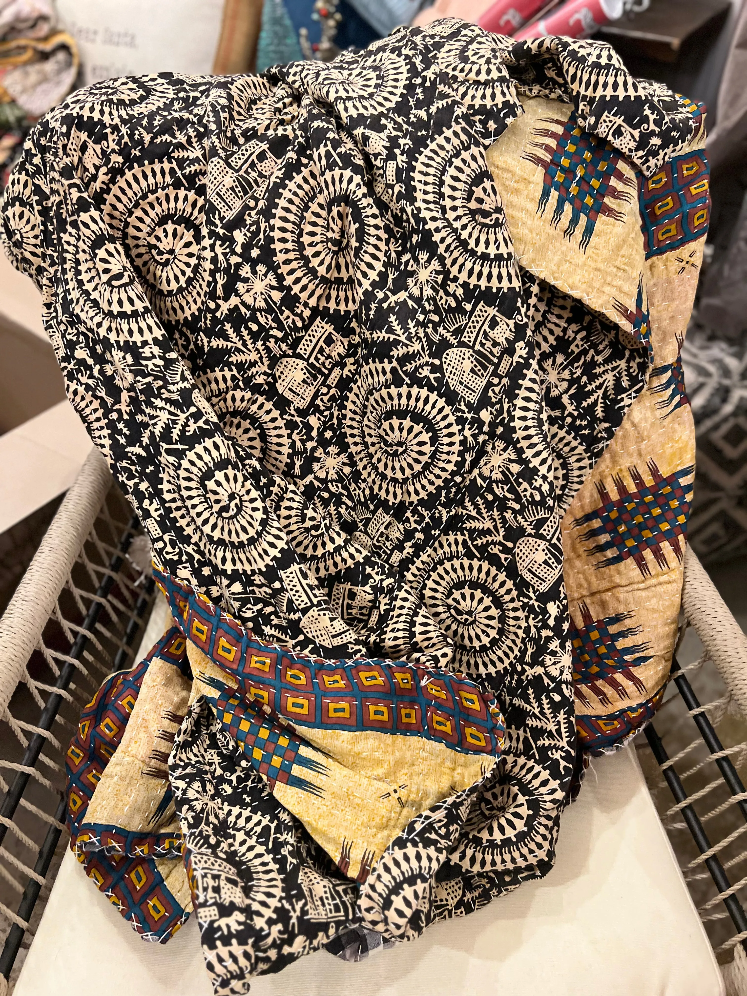 Kantha Throw Blankets- NEW Patterns