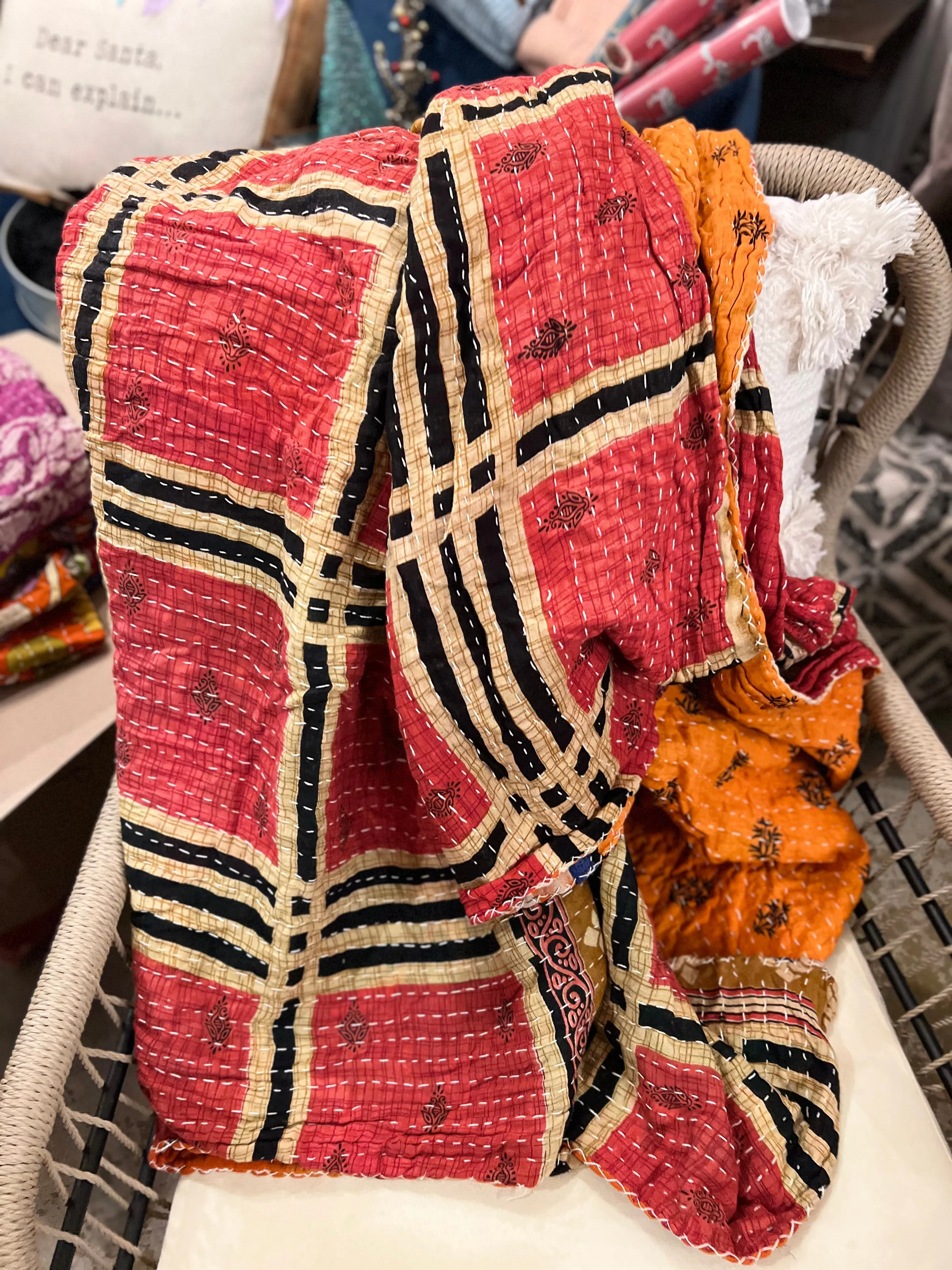 Kantha Throw Blankets- NEW Patterns