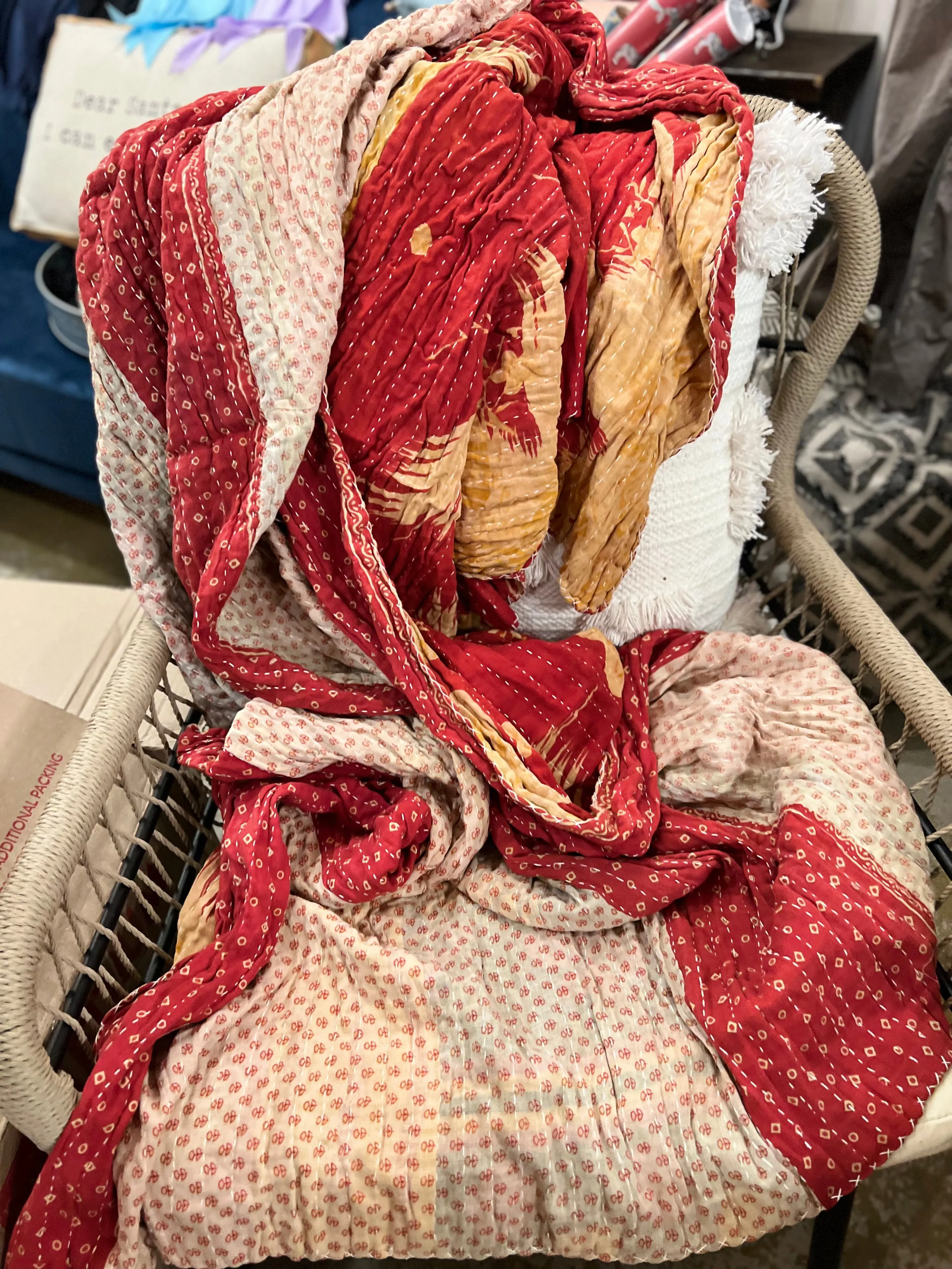 Kantha Throw Blankets- NEW Patterns