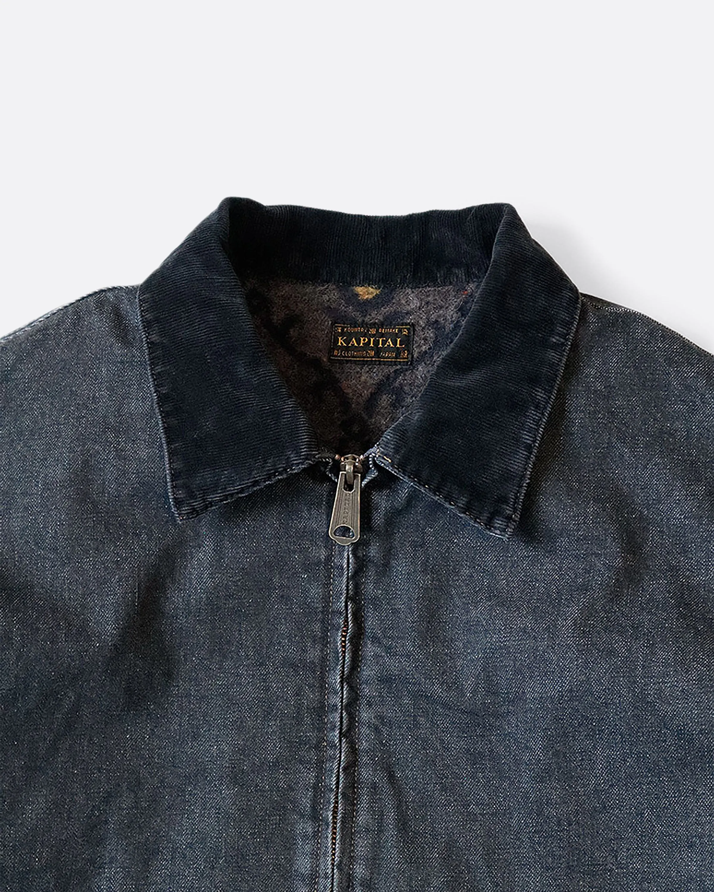 Kapital Black Denim Drizzler Jacket