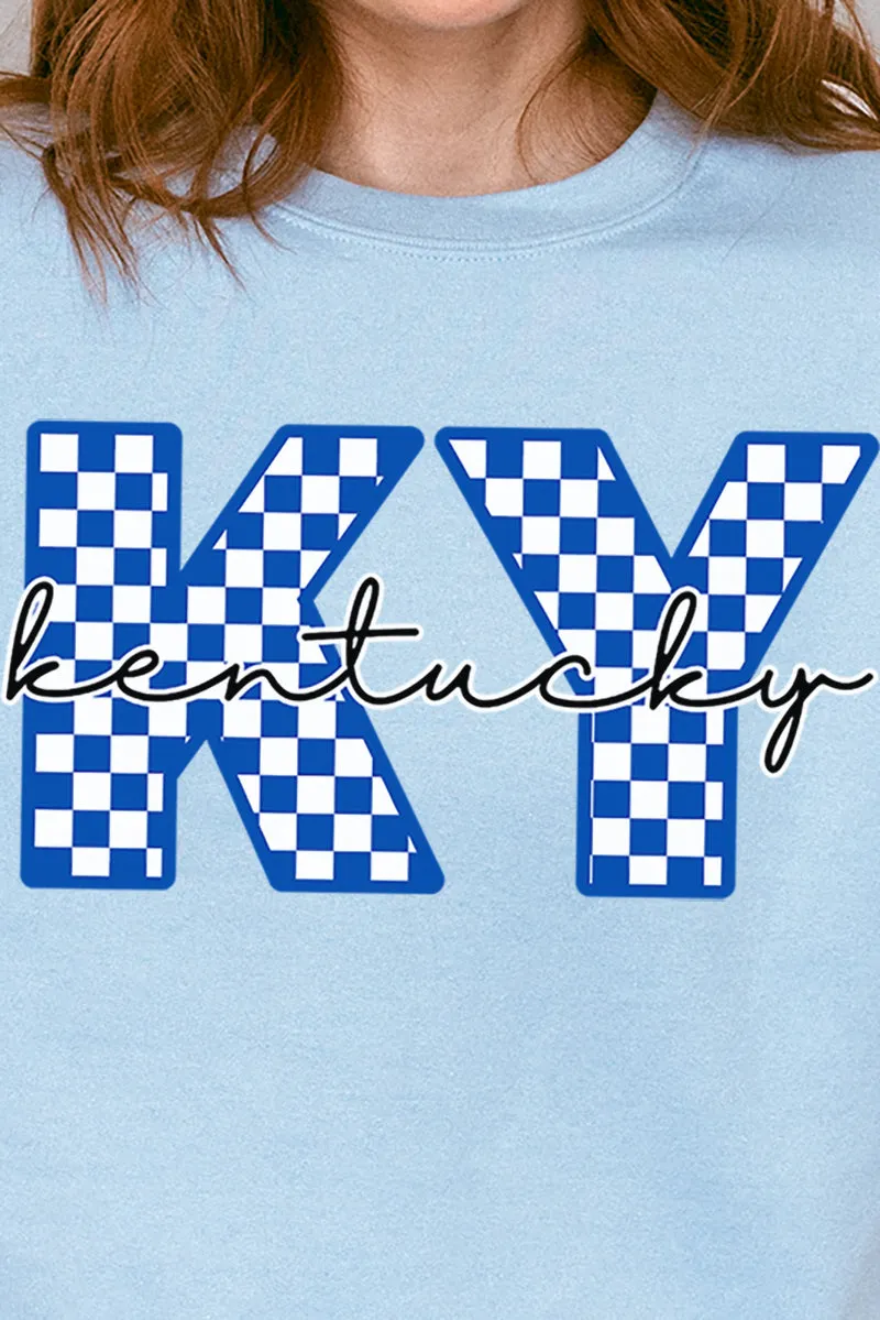 Kentucky Checkered Unisex NuBlend Crew Sweatshirt
