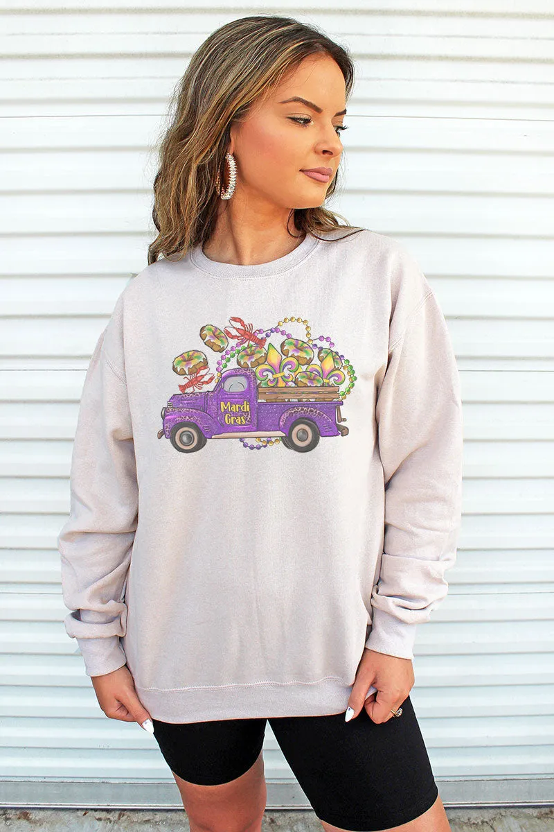King Cake Truck Unisex NuBlend Crew Sweatshirt