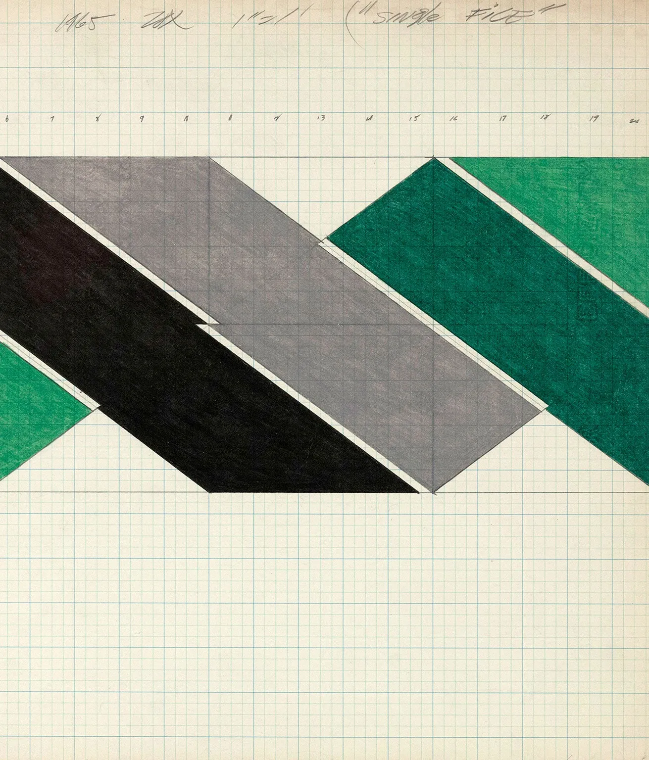 LARRY ZOX "SINGLE FILE", 1965